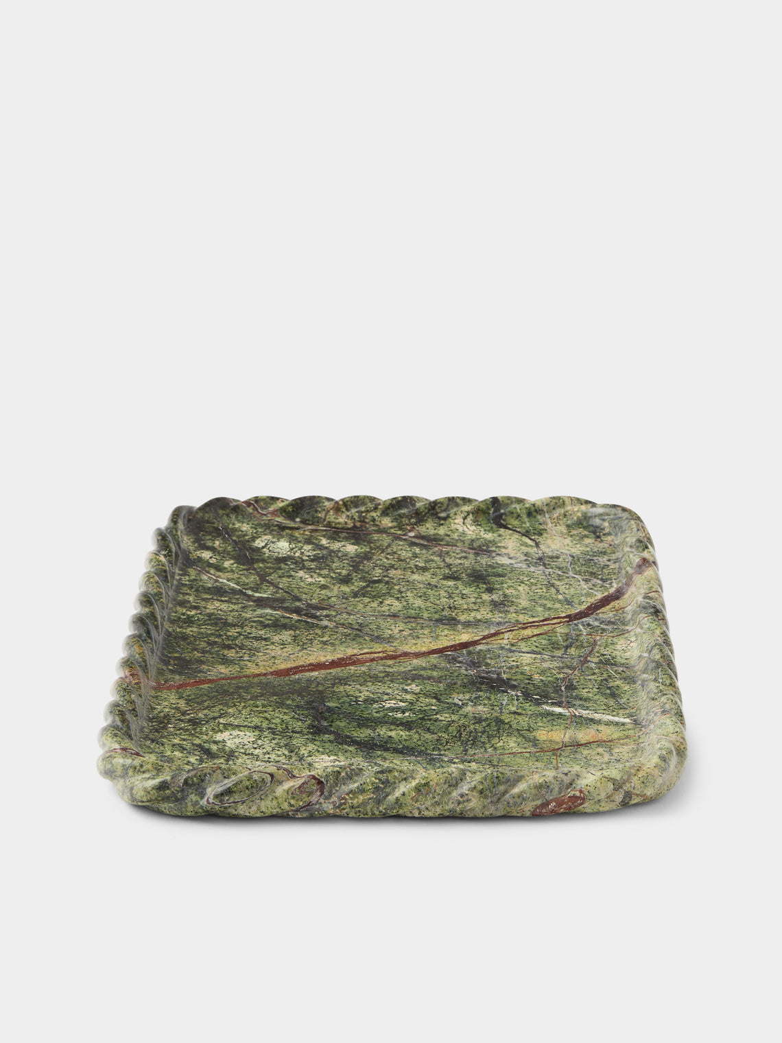 Anastasio Home - Juliet Marble Tray (9.5in/24cm) - Green - ABASK