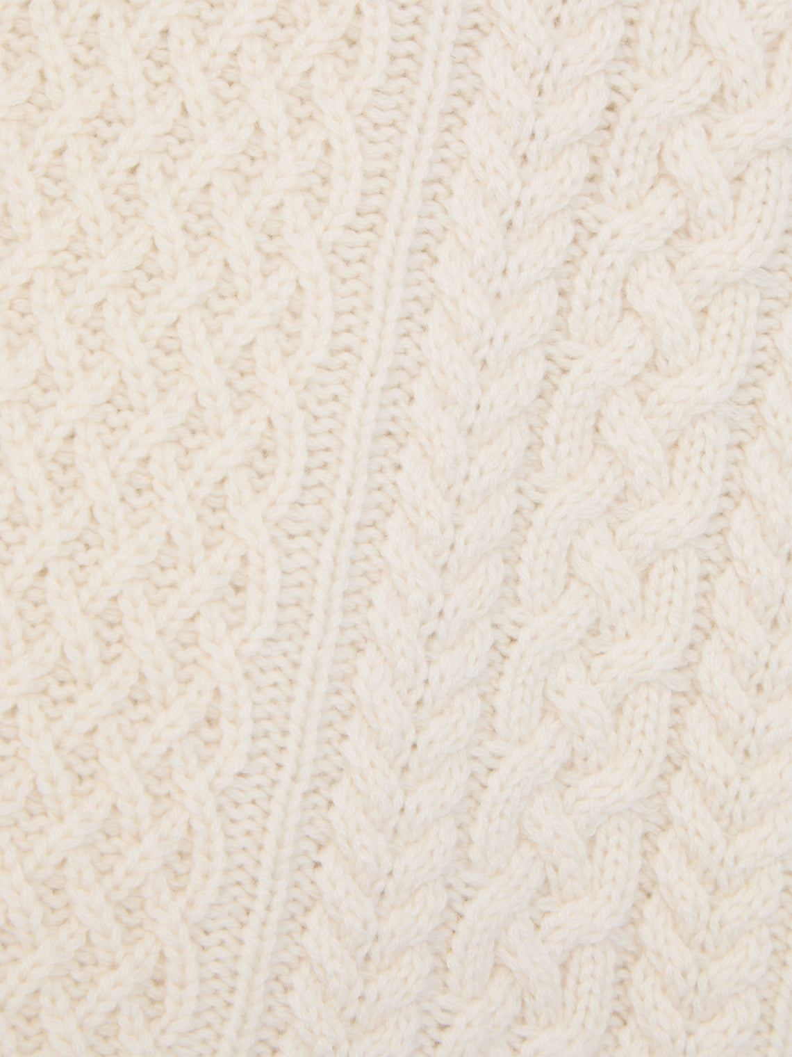 Ryan Roche - Cashmere Cable-Knit Crew-Neck Sweater | Size: S -  - ABASK
