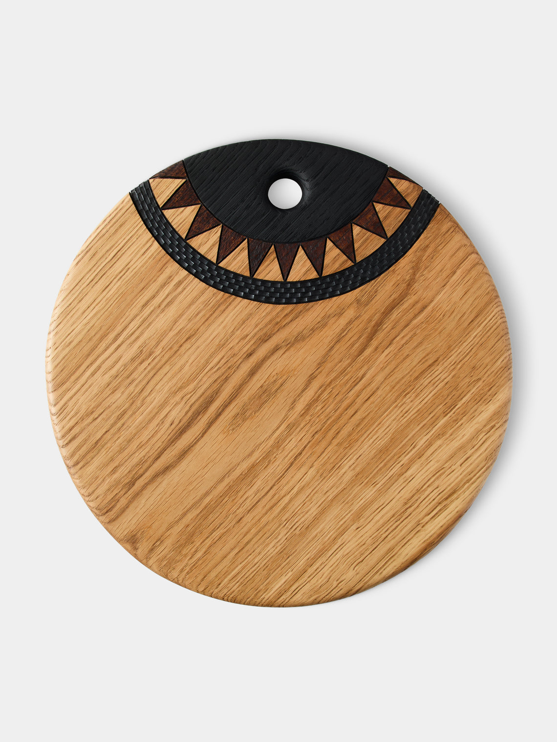 Lucas Castex - Hand-Carved Oak Serving Board - Natural - ABASK