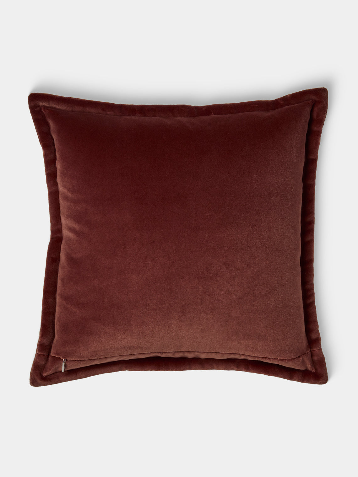 De Le Cuona - Vienna Cotton Sofa Cushion (21.5in/55cm) - Brown - ABASK