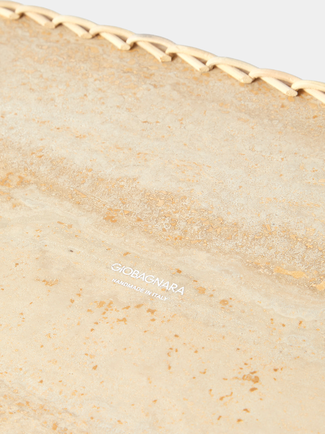 Pigment France - Orsay Marble Tray (15.5in/40cm) - Natural - ABASK