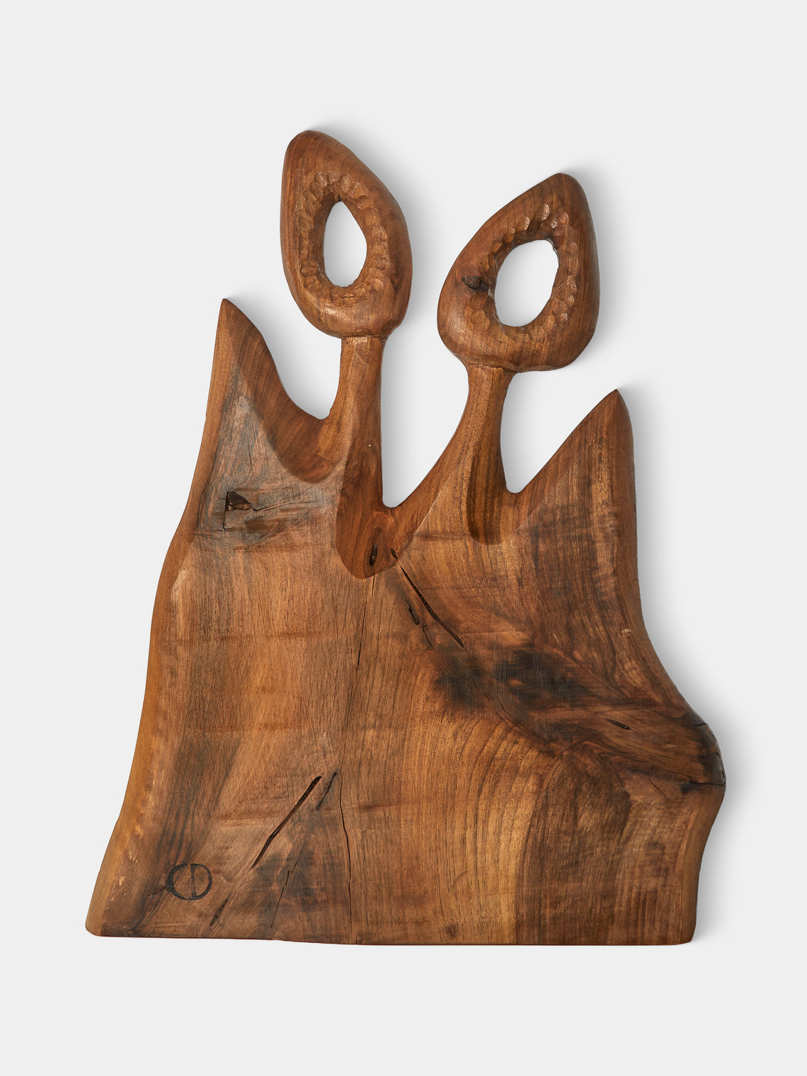 Eliot Daguet - Hand-Carved Walnut Serving Board - Brown - ABASK - 