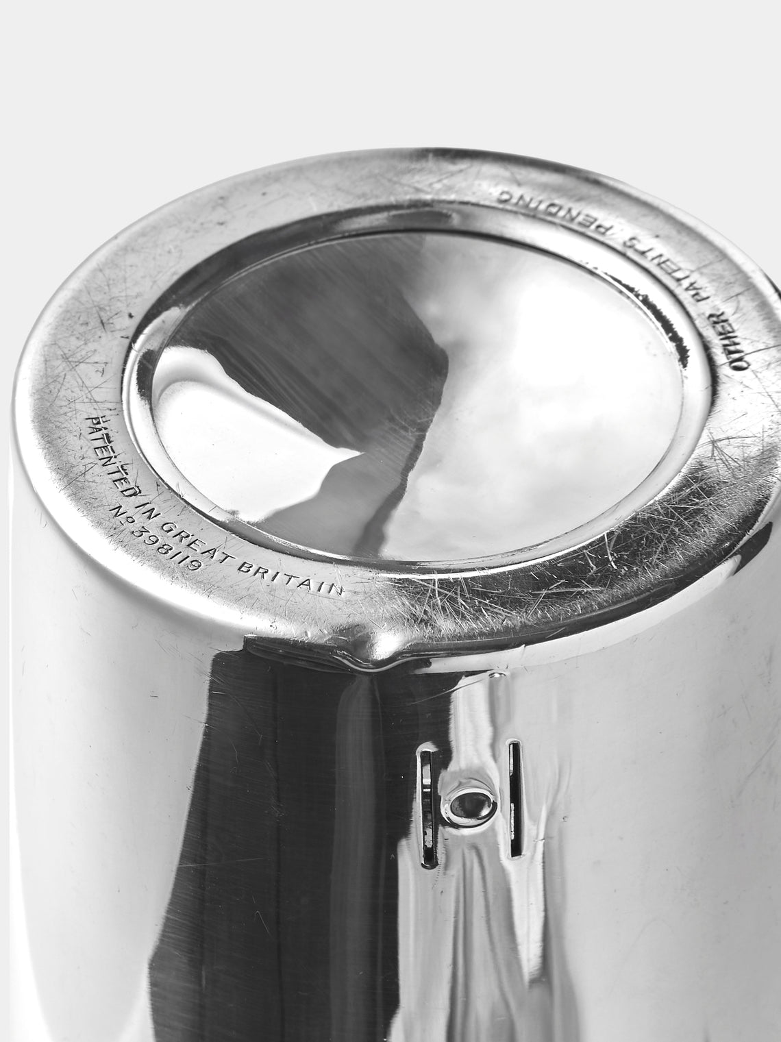 Antique and Vintage - Mid-Century Silver-Plated Recipe Cocktail Shaker - Silver - ABASK