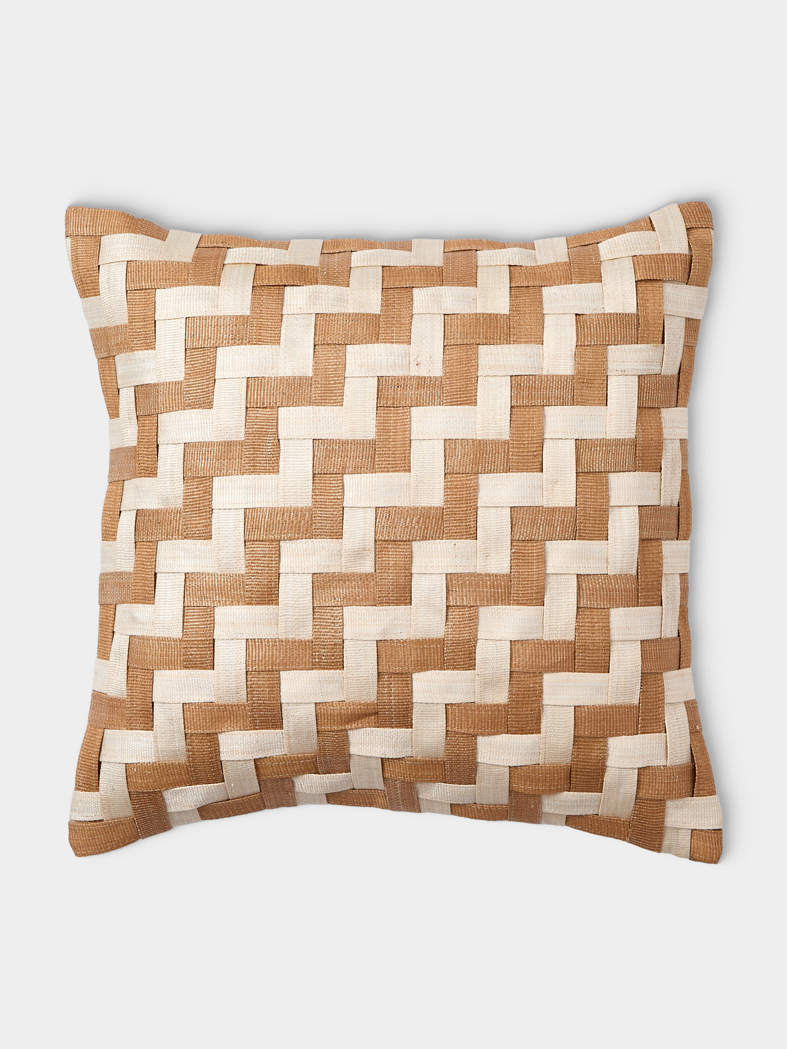 Kubo Curated - Z Weave T'nalak Cloth Cushion (19.5in/50cm) - Red - ABASK - 