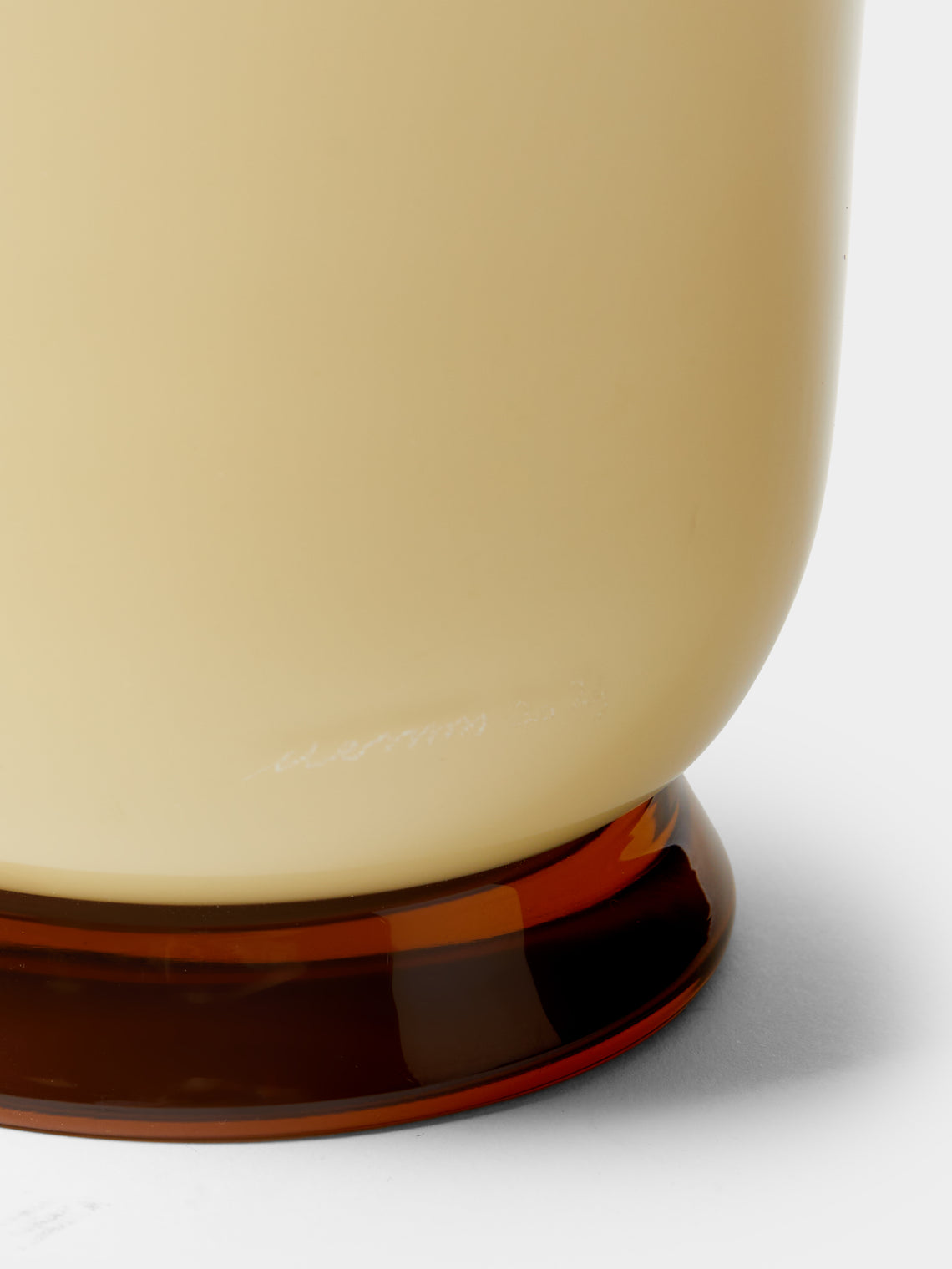 Venini - 1930 Anni Trenta Hand-Blown Murano Glass Vase (12in/31cm) - Yellow - ABASK