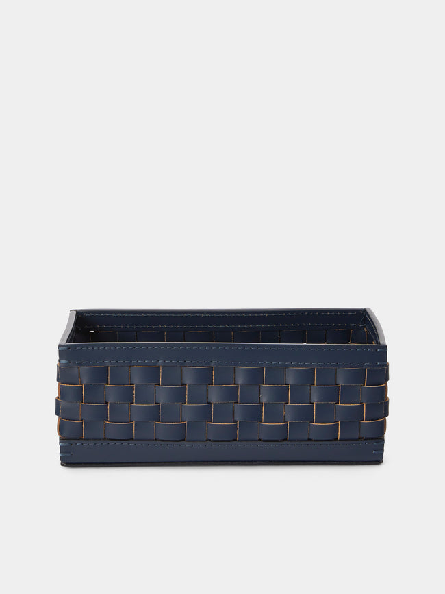 Riviere - Barcelona Water-Resistant Leather High Basket - Blue - ABASK - 