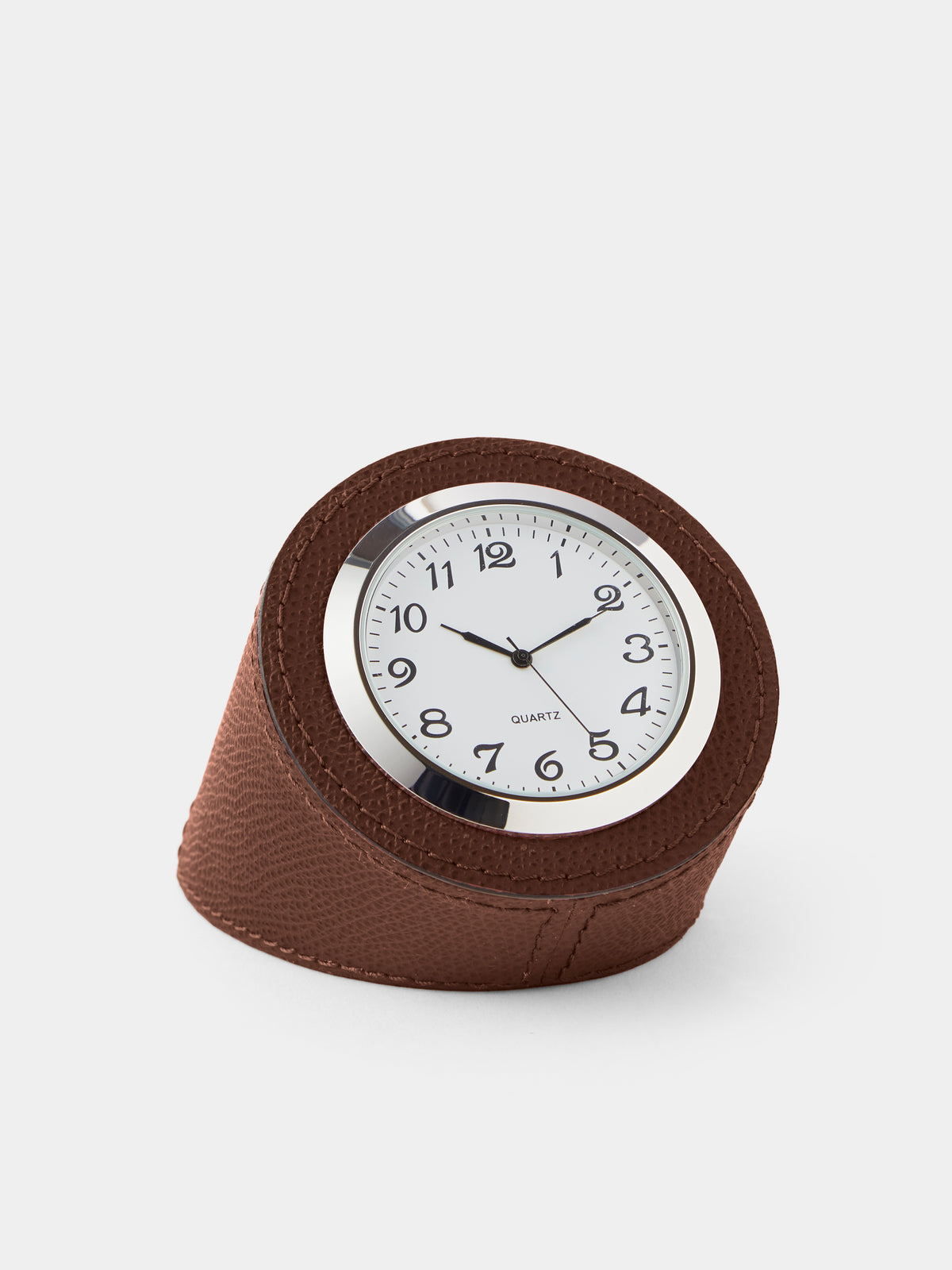 Leather Desk Clock