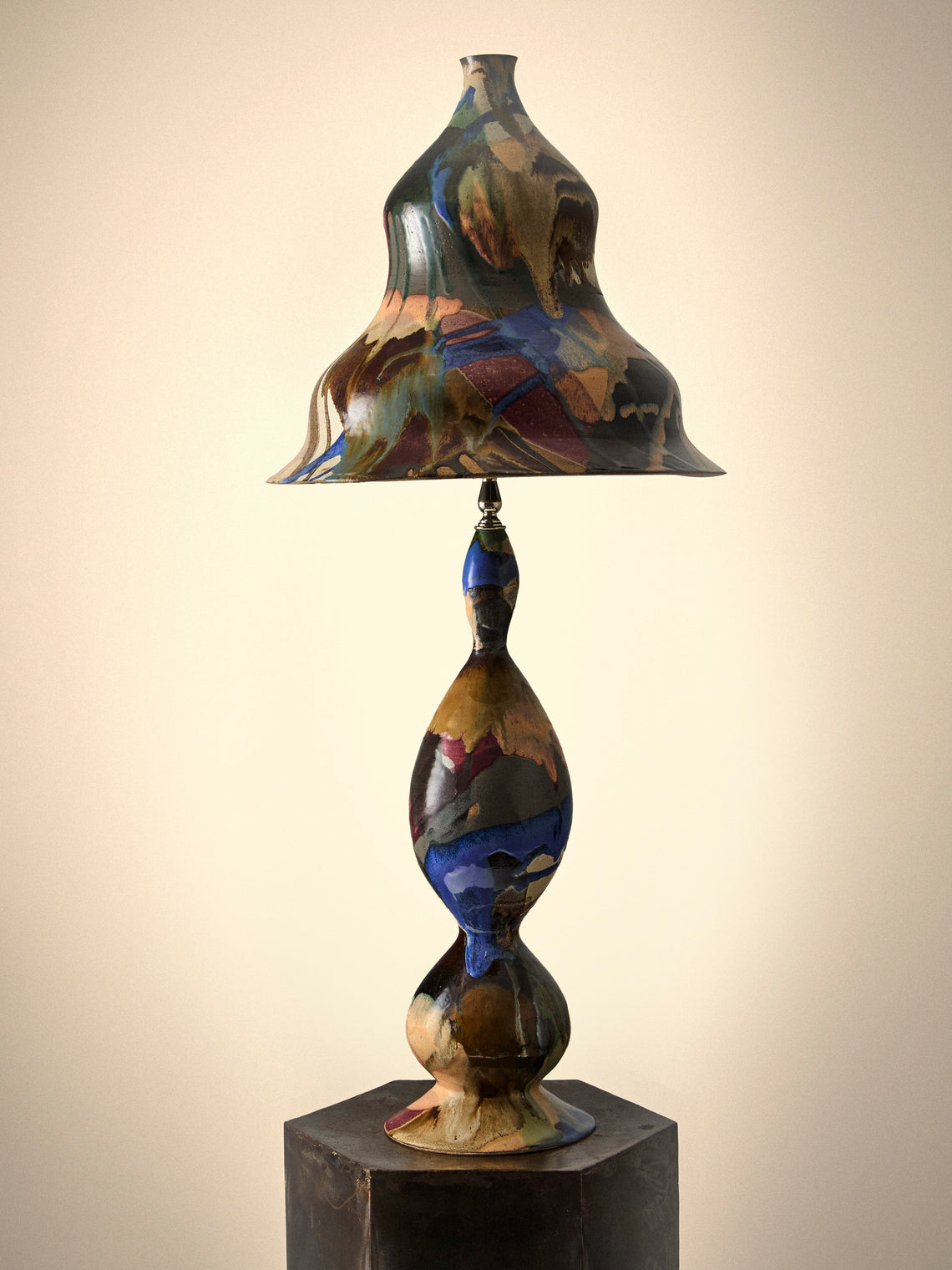 Episode - Purl Hand-Glazed Ceramic Table Lamp - Multiple - ABASK