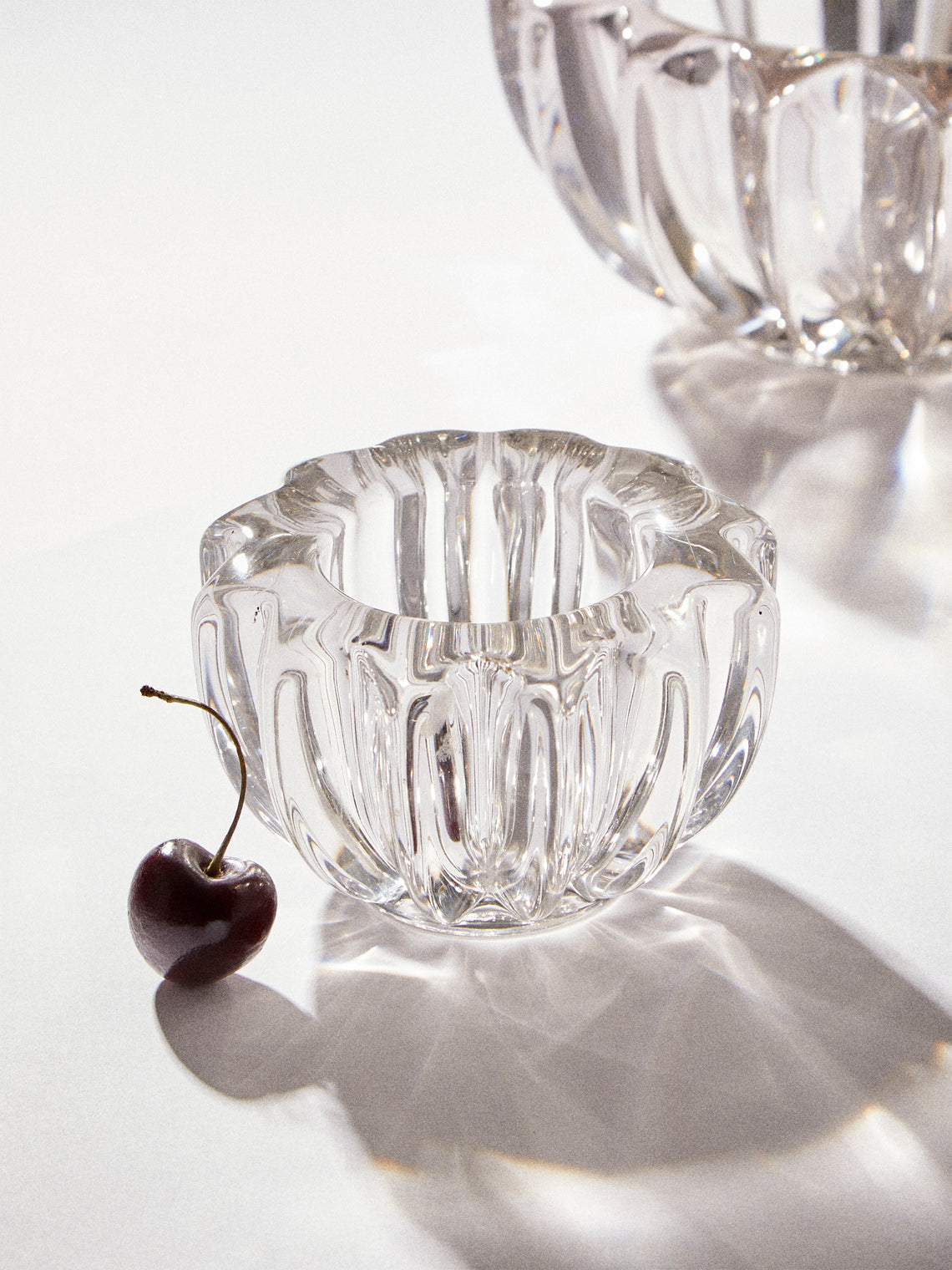 Antique and Vintage - 1950s Pierre d'Avesn Crystal Vide Poche - Clear - ABASK