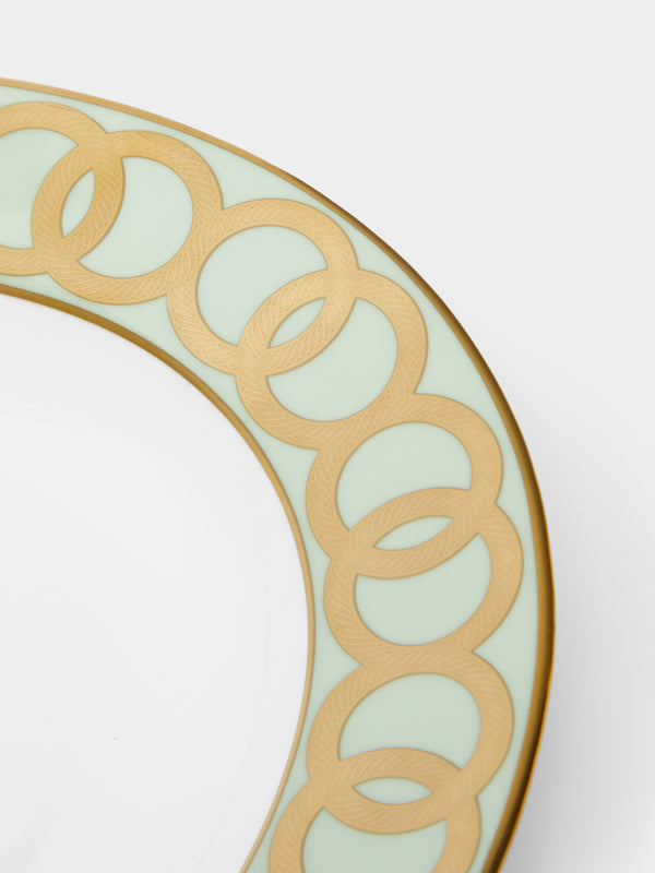 Royal Crown Derby - Riviera Dream Hand-Painted Bone China Oval Platter -  - ABASK