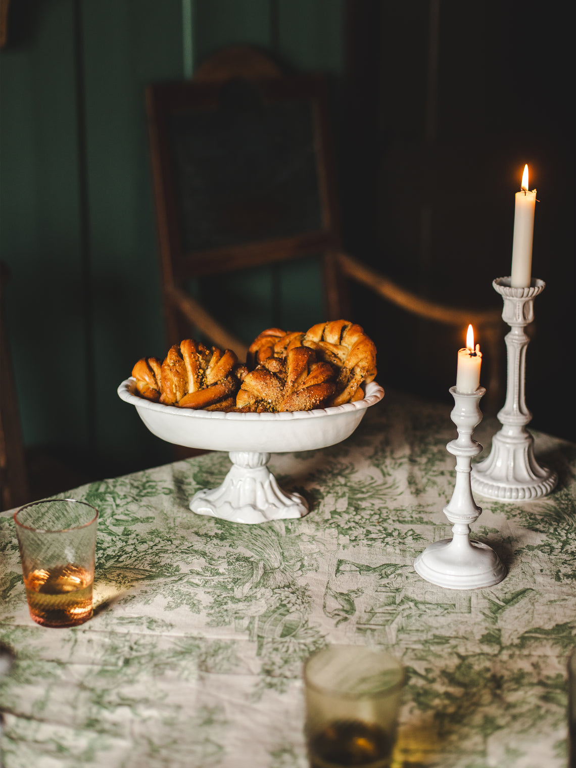 Astier de Villatte - Peggy Hand-Glazed Ceramic Raised Oval Platter - White - ABASK