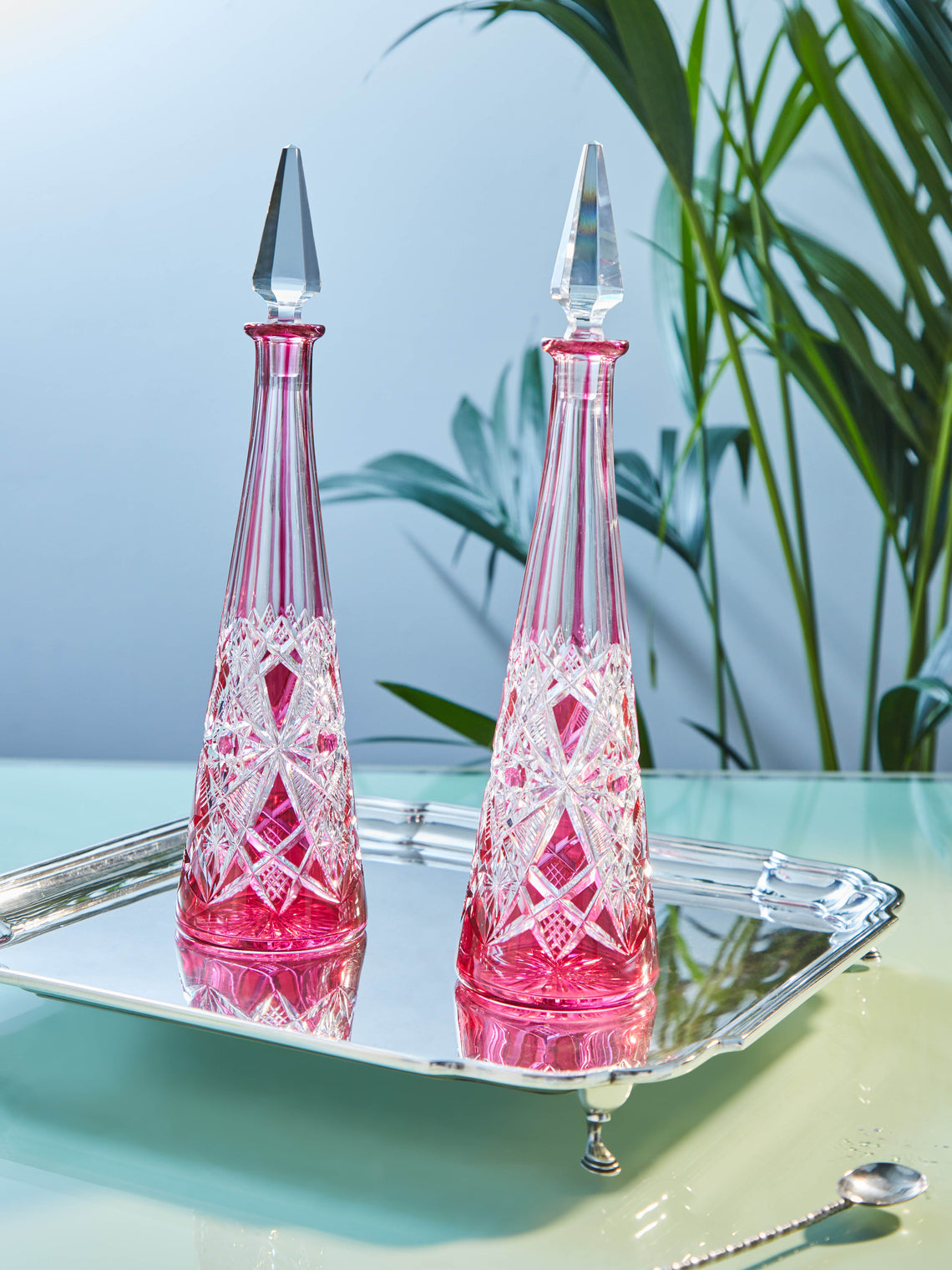 Antique and Vintage - 1930s Baccarat Crystal Decanter (Set of 2) -  - ABASK