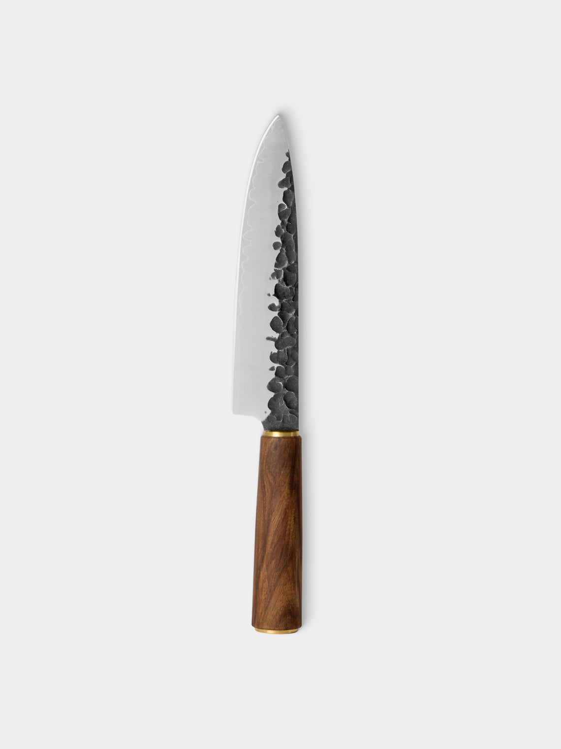 Katto - | Set of 4 | Turkish Walnut Kitchen Knives - Brown - ABASK