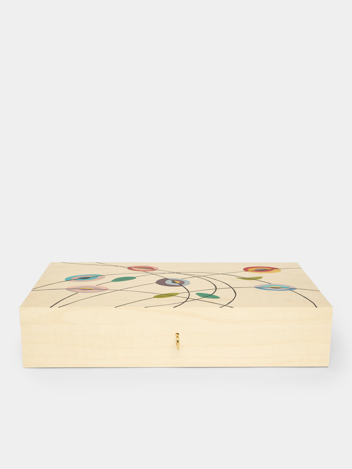 Kevin Stamper - Miro Wood Jewelry Box - Cream - ABASK - 