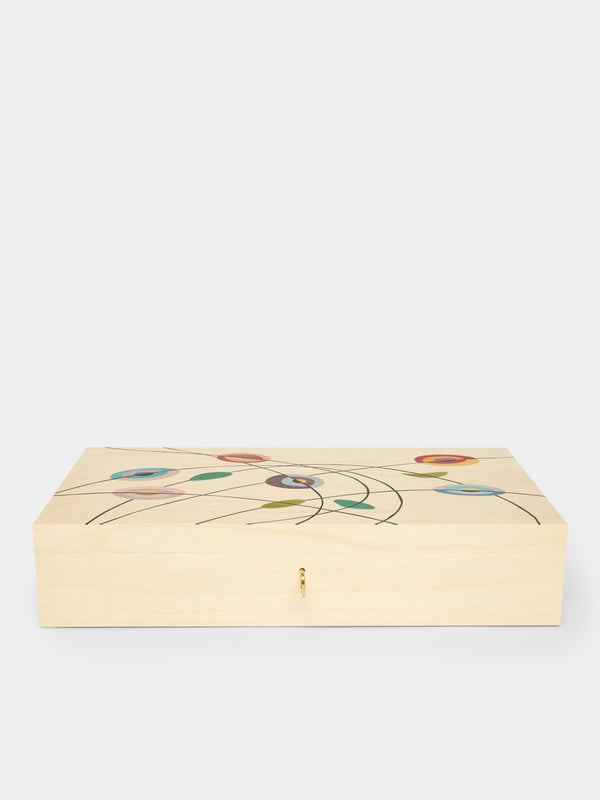 Kevin Stamper - Miro Wood Jewelry Box - Cream - ABASK - 