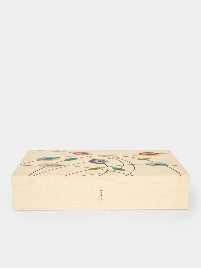 Kevin Stamper - Miro Wood Jewelry Box - Cream - ABASK - 