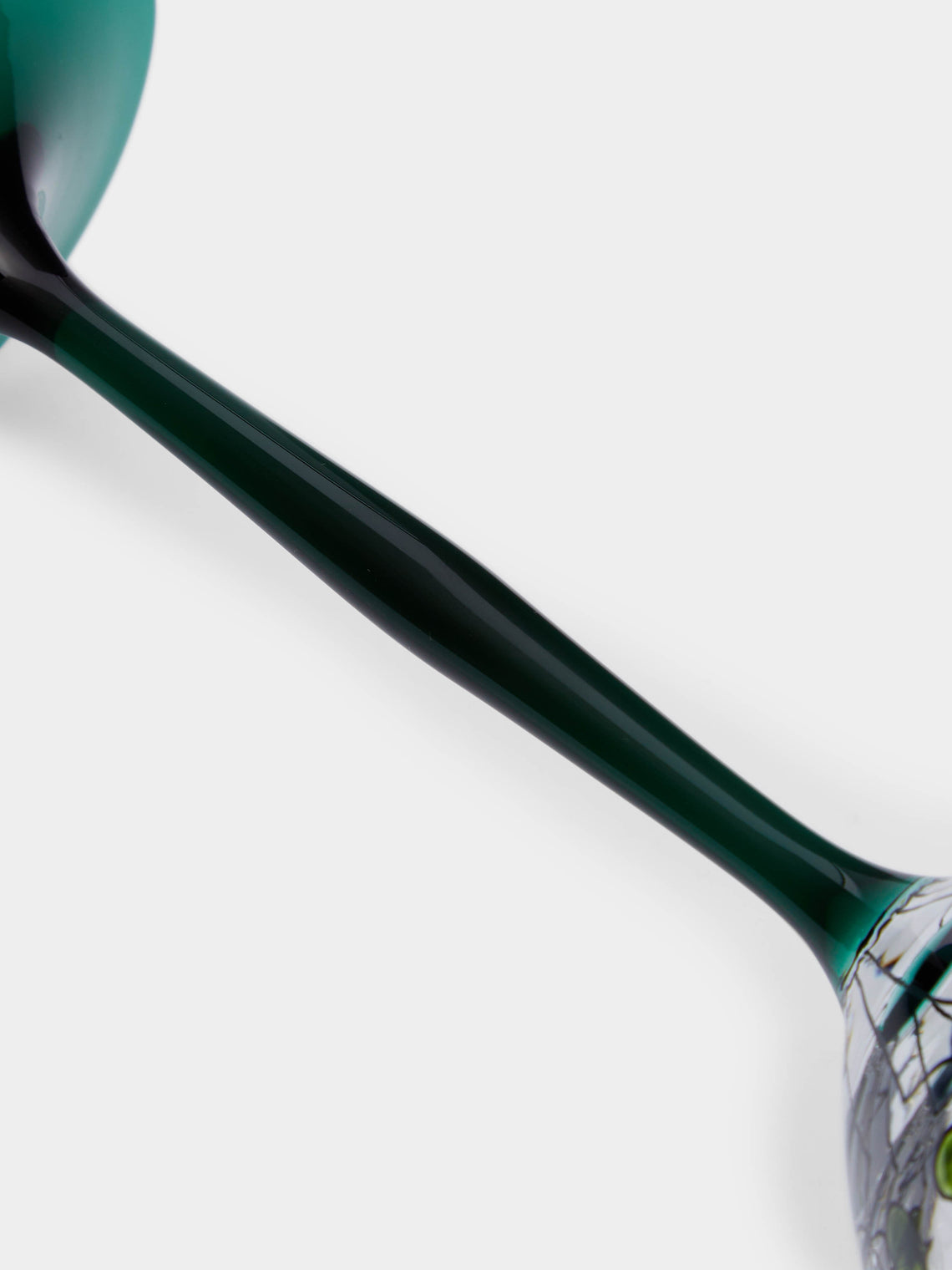 Theresienthal - Serenade Hand-Painted Crystal Red Wine Glass (Set of 2) - Green - ABASK