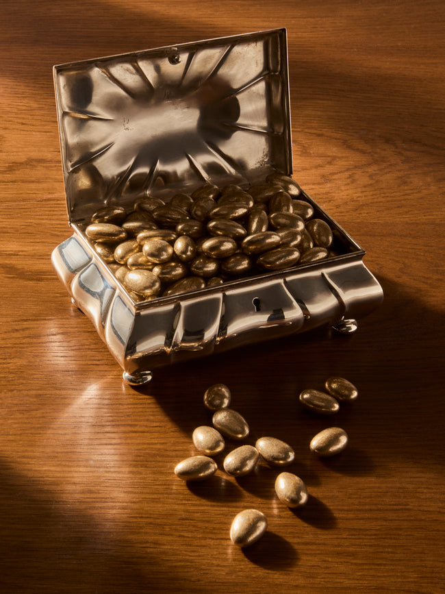 Antique and Vintage - 20th-Century Silver-Plated Trinket Box - Silver - ABASK