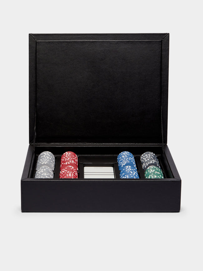 Riviere - Eva Woven Leather Poker Case -  - ABASK - 