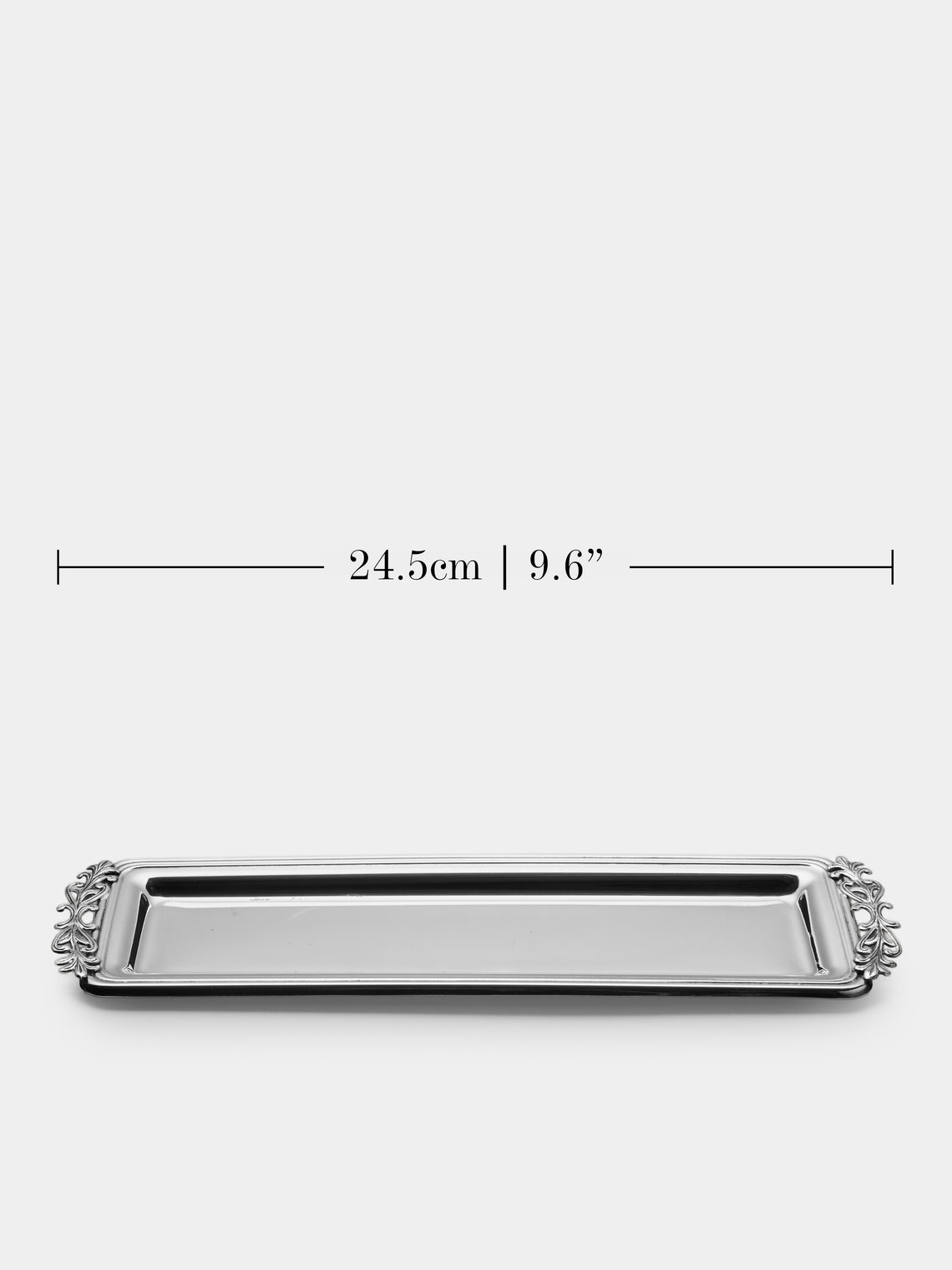 Antique and Vintage - Early 20th Century Small Pen Tray Solid - Silver - ABASK