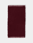 Denis Colomb - Perou Nomad Cashmere Blanket (79in/2m) - Burgundy - ABASK - 