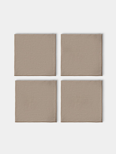 Borgo delle Tovaglie - Filo Linen Extra Large Napkins (Set of 4) - Natural - ABASK - 