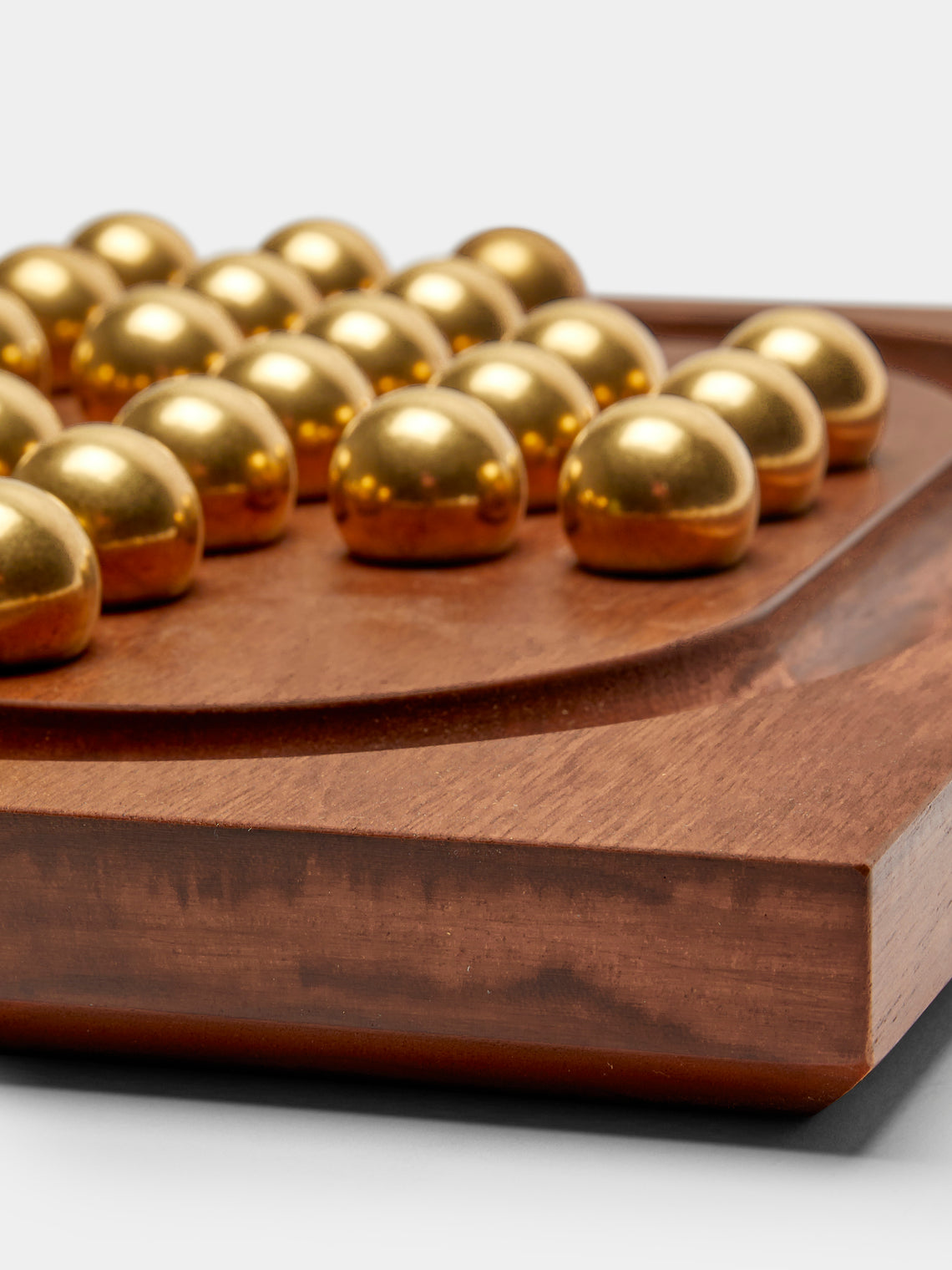 Corbet - Wood Solitaire Set - Dark Brown - ABASK