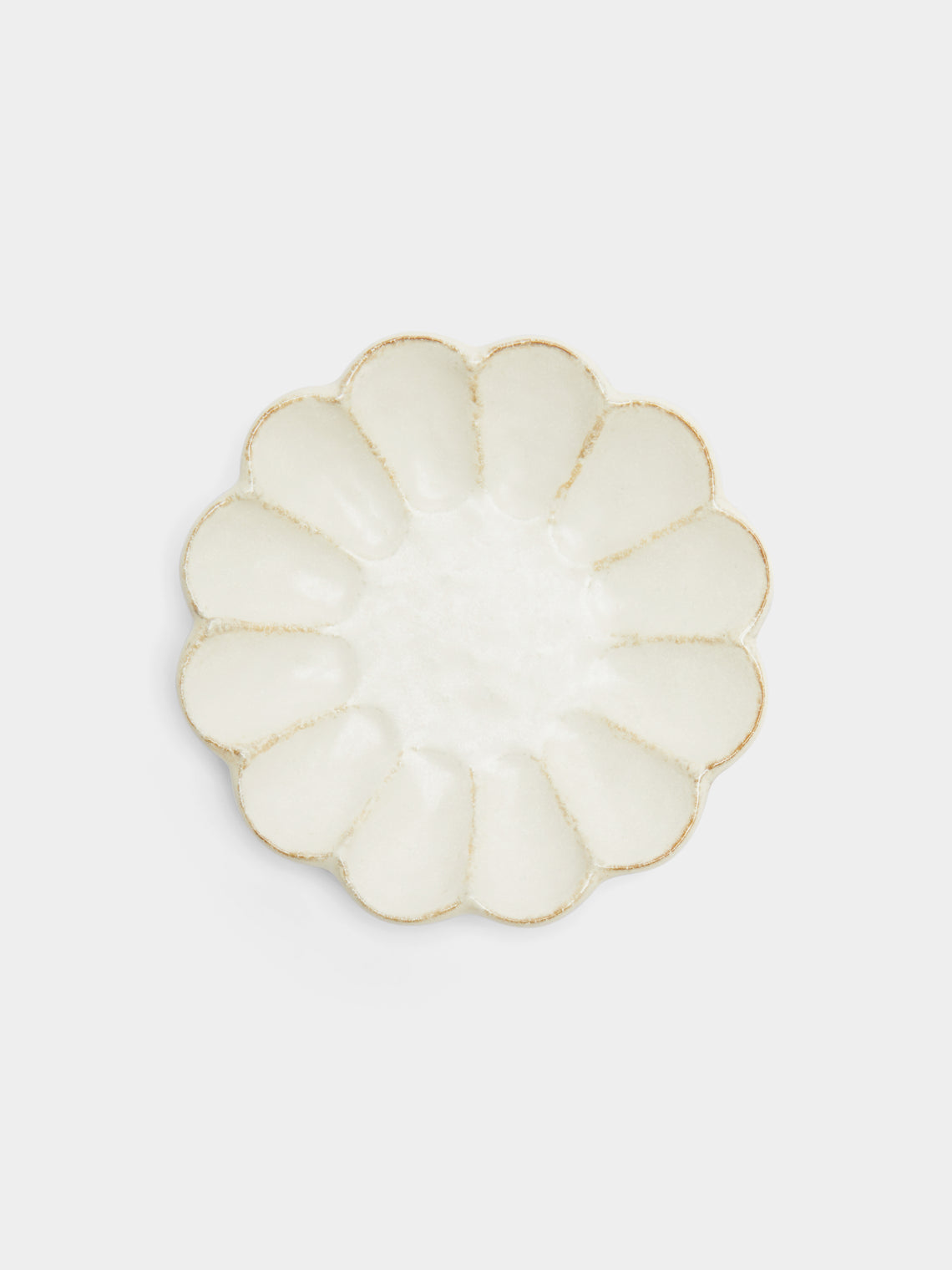 Kaneko Kohyo - Rinka Ceramic Bread Plates (Set of 4) - White - ABASK - 