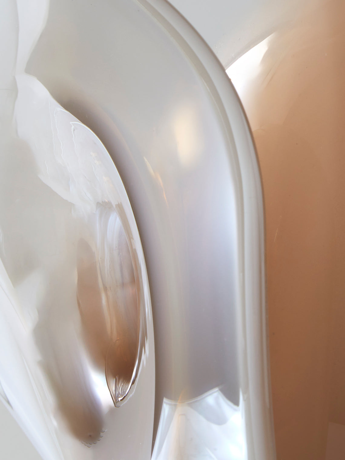 Oog Objects - 15 Hand-Blown Glass Vase (8.5in/22cm) - Brown - ABASK