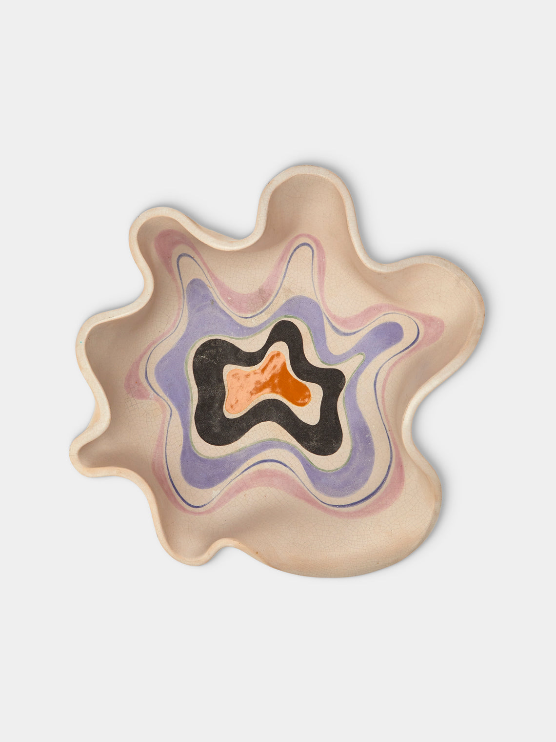 Antique and Vintage - 1960s Ceramic Wavy Dish - Multiple - ABASK