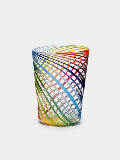 Pierrot Doremus - Twist Filigrane Hand-Blown Glass Tumblers (Set of 4) - Multiple - ABASK- 
