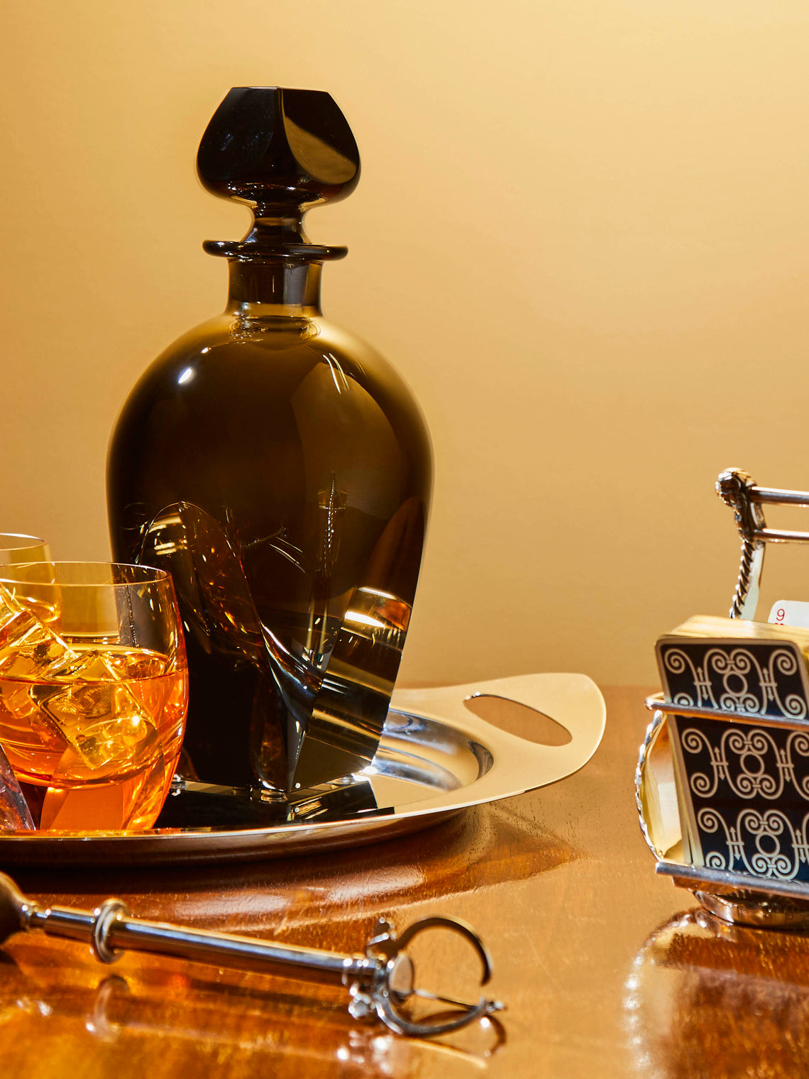 Moser - Bar Hand-Blown Crystal Collection - Gray - ABASK