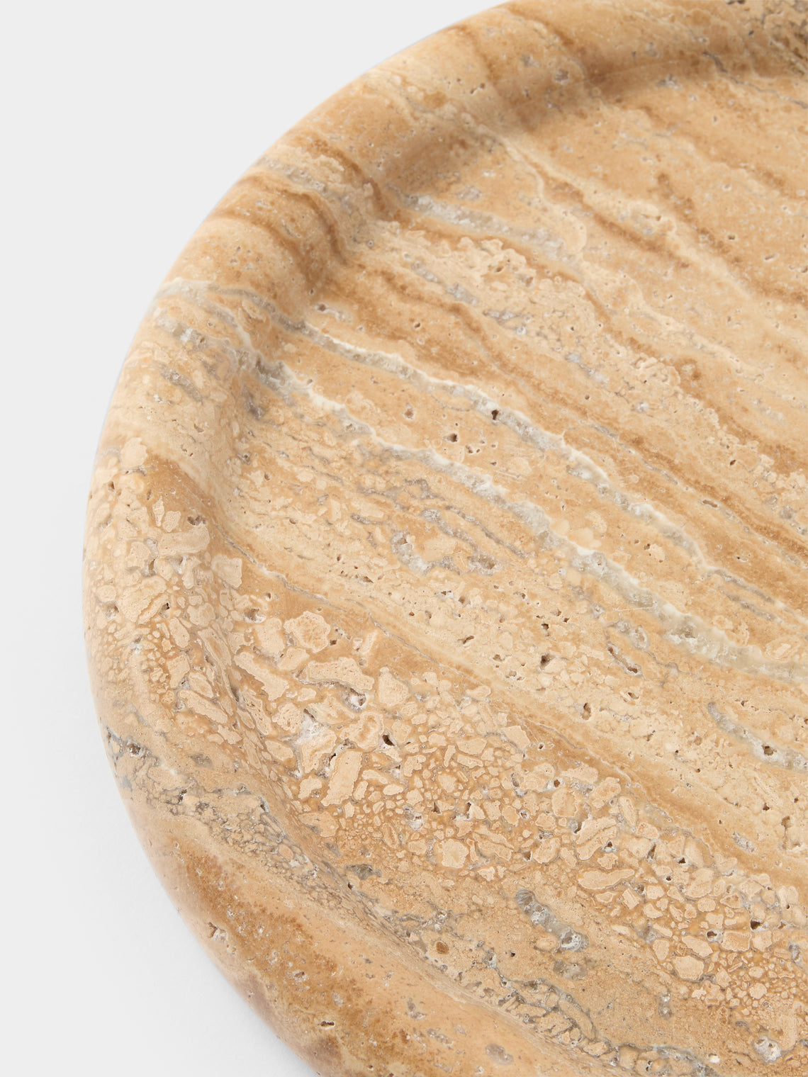 Anastasio Home - Wish Marble Tray (8in/20cm) - Beige - ABASK