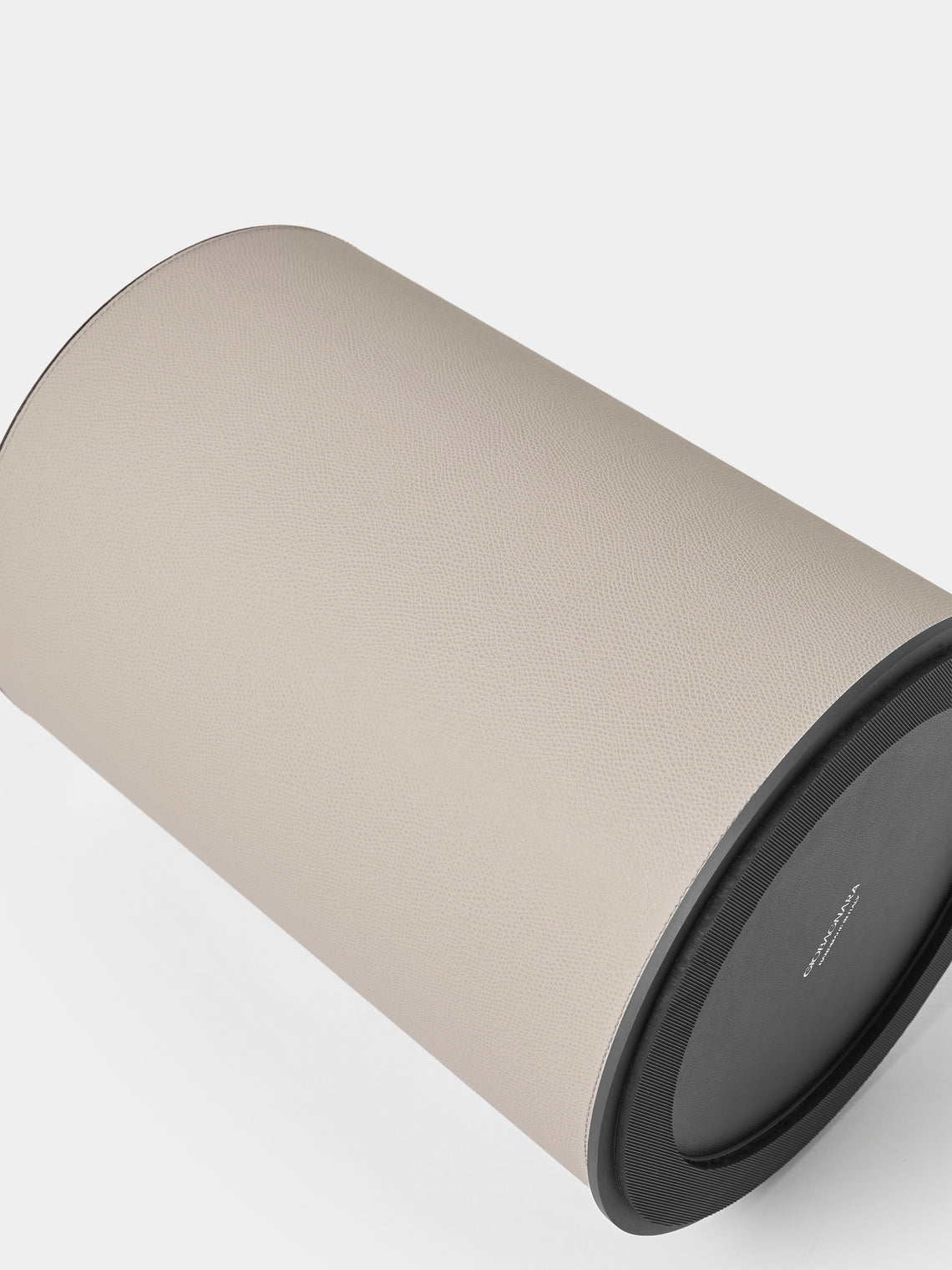 Giobagnara - Positano Brass Wastepaper Bin - Light gray - ABASK