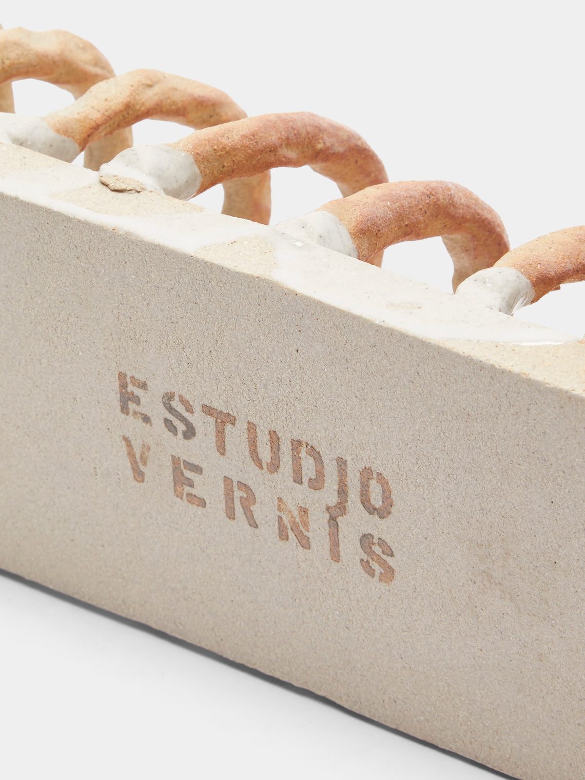Estudio Vernís - Wood-Fired Stoneware Toast Rack - White - ABASK