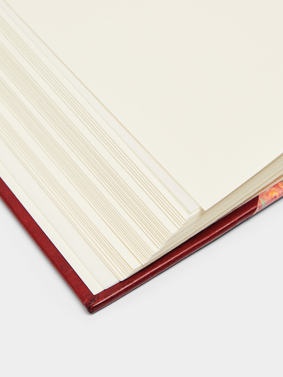 Hand-Marbled Leather Bound Photo Album