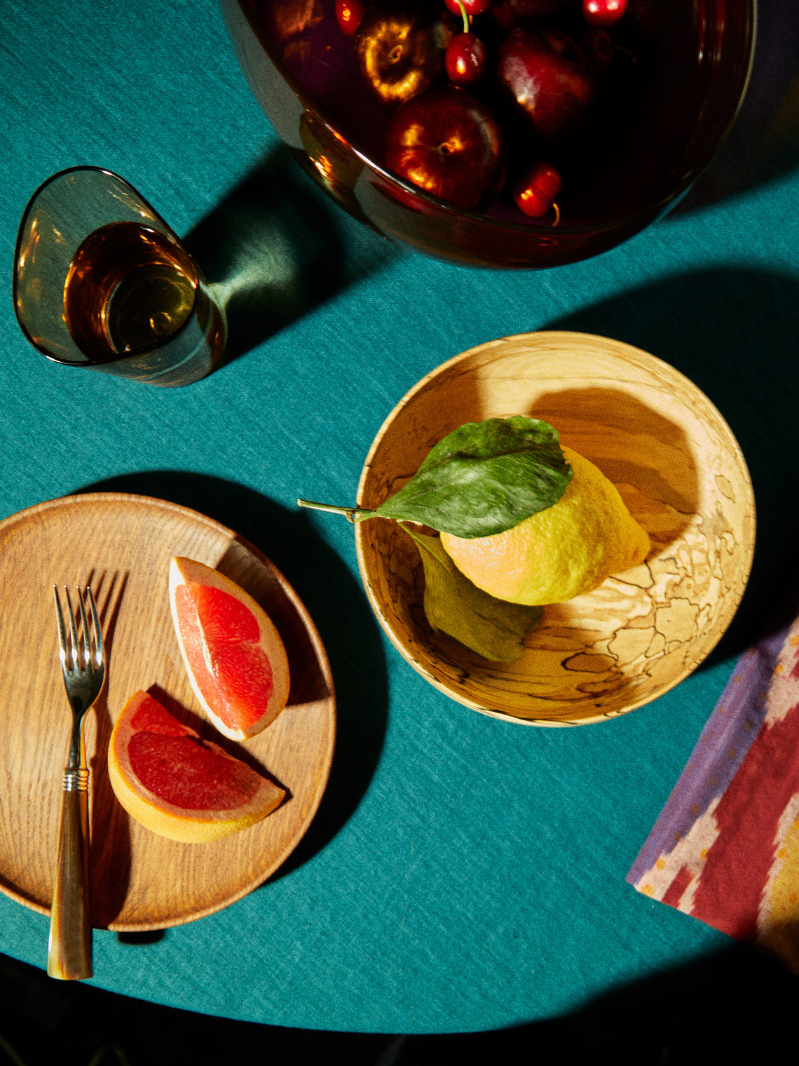 Bird & Branch - Hand-Turned Patterned Beech Bowl -  - ABASK