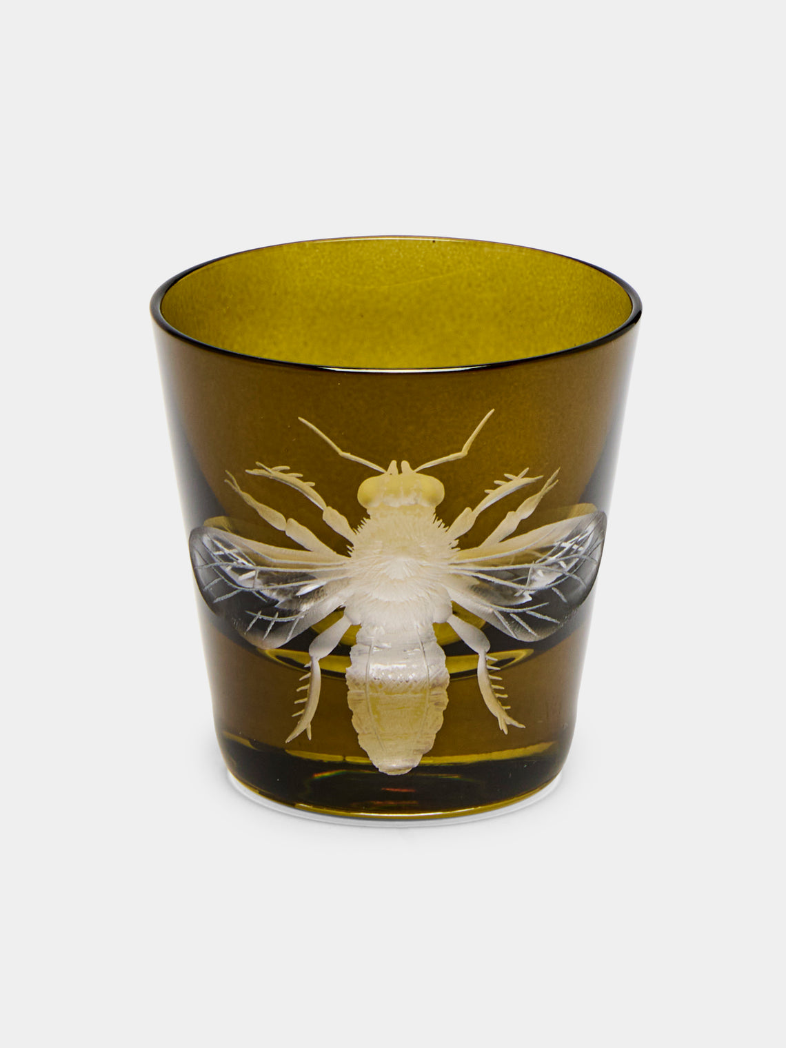 Cabinet of Curiosities Hand-Engraved Crystal Shot Glasses – 2.5oz/70ml (Set of 4)