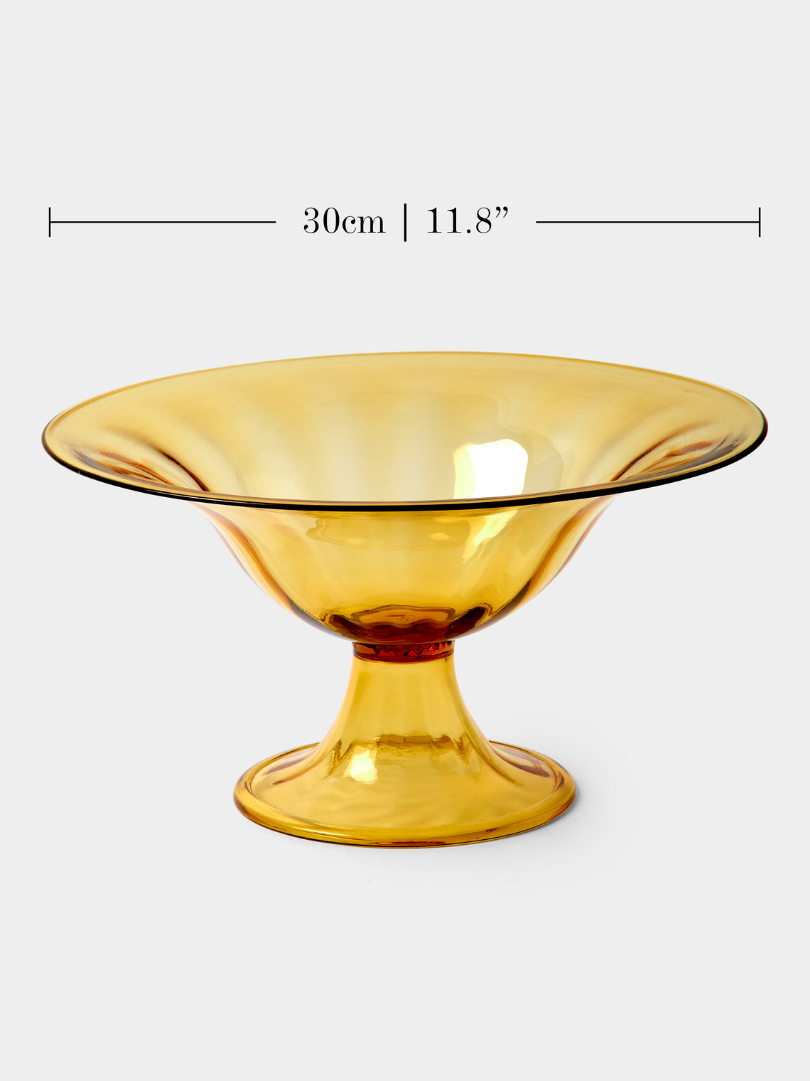 Antique and Vintage - 1920 Cappellini Glass Bowl - Yellow - ABASK