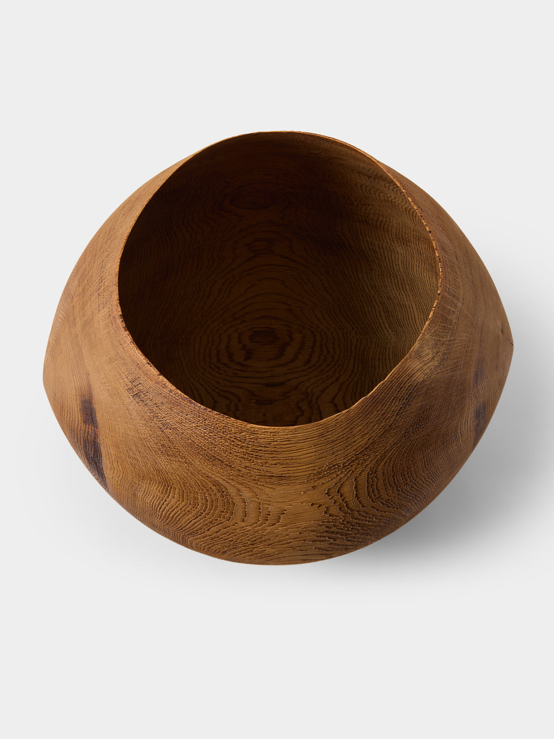 Friedemann Buehler - Hand-Turned Oak Bowl - Brown - ABASK