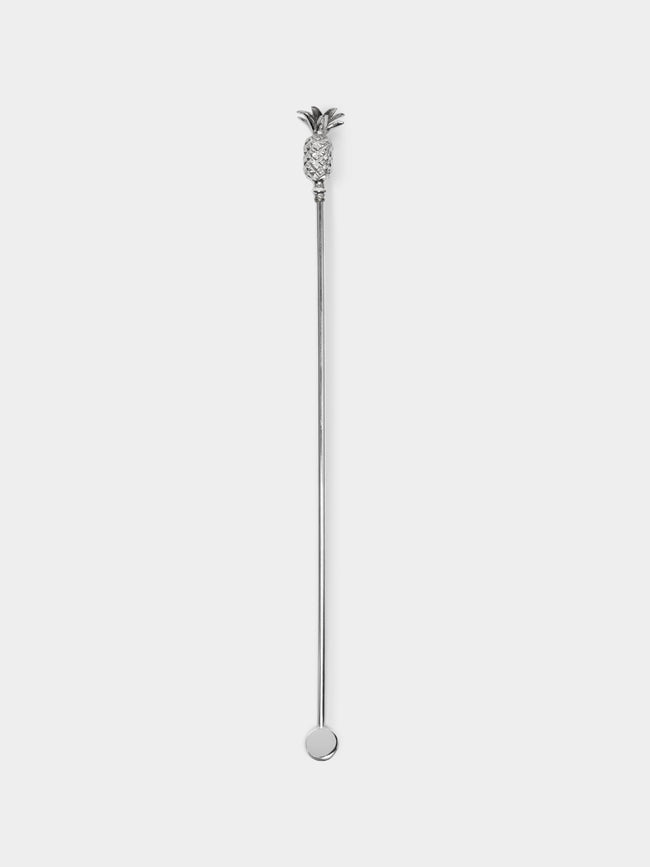 Objet Luxe - Silver-Plated Cocktail Stirrers (Set of 4) -  - ABASK - 