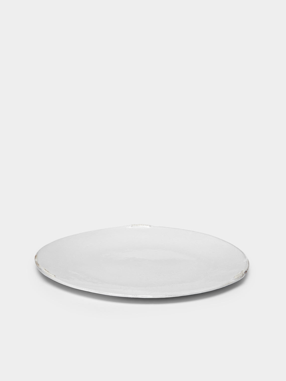 Astier de Villatte - Neptune Hand-Glazed Ceramic Dinner Plate (Set of 2) - White - ABASK