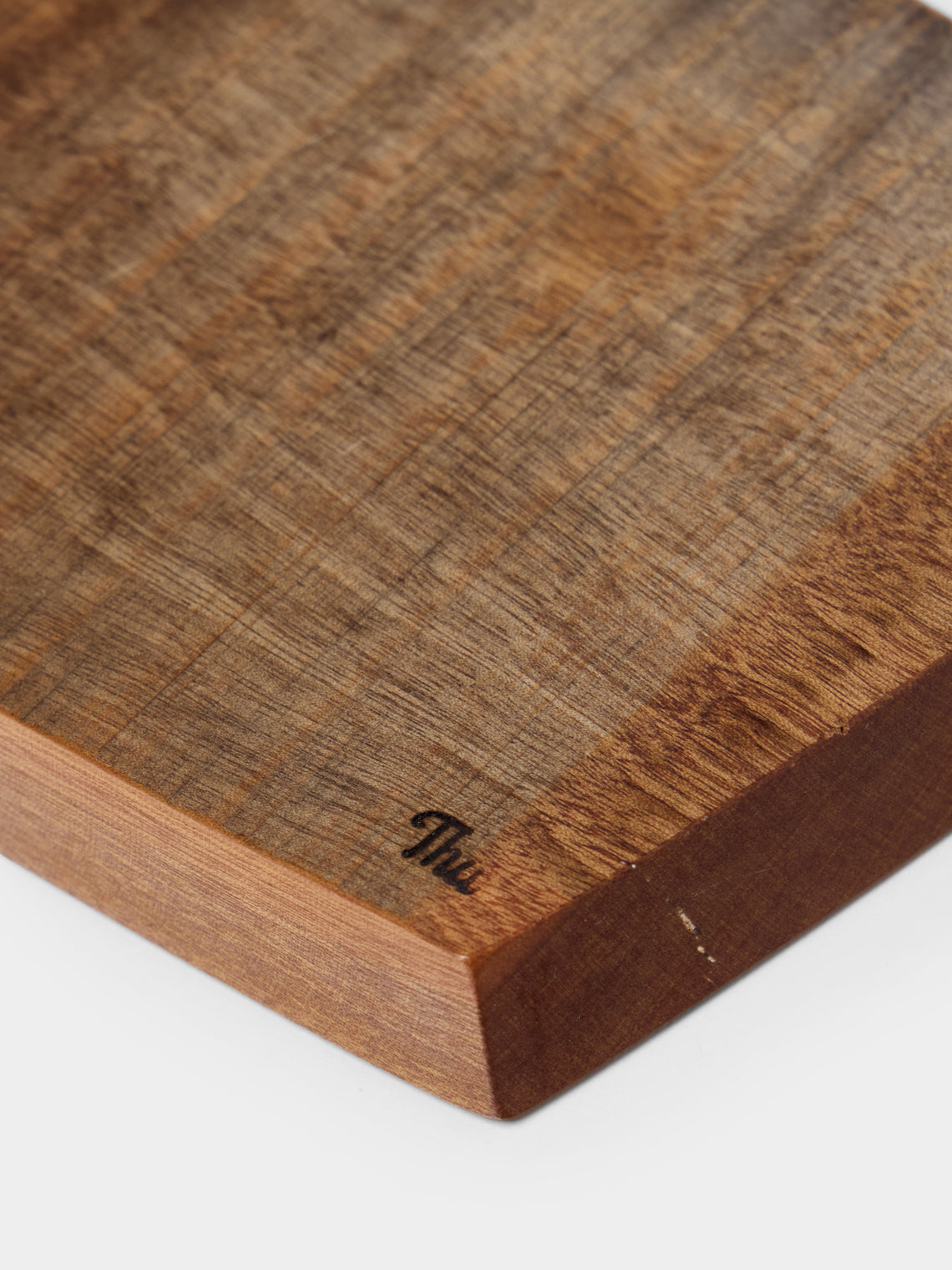 Thursday Furniture - Hand-Carved Machilus Platter - Brown - ABASK
