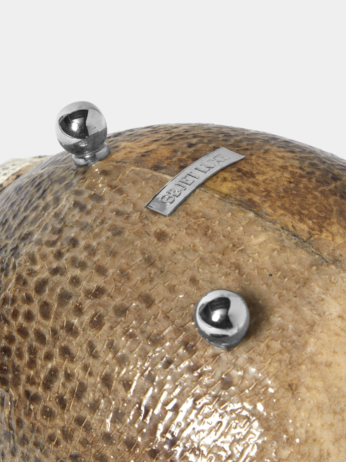 Objet Luxe - Pufferfish Silver-Plated Box - Silver - ABASK