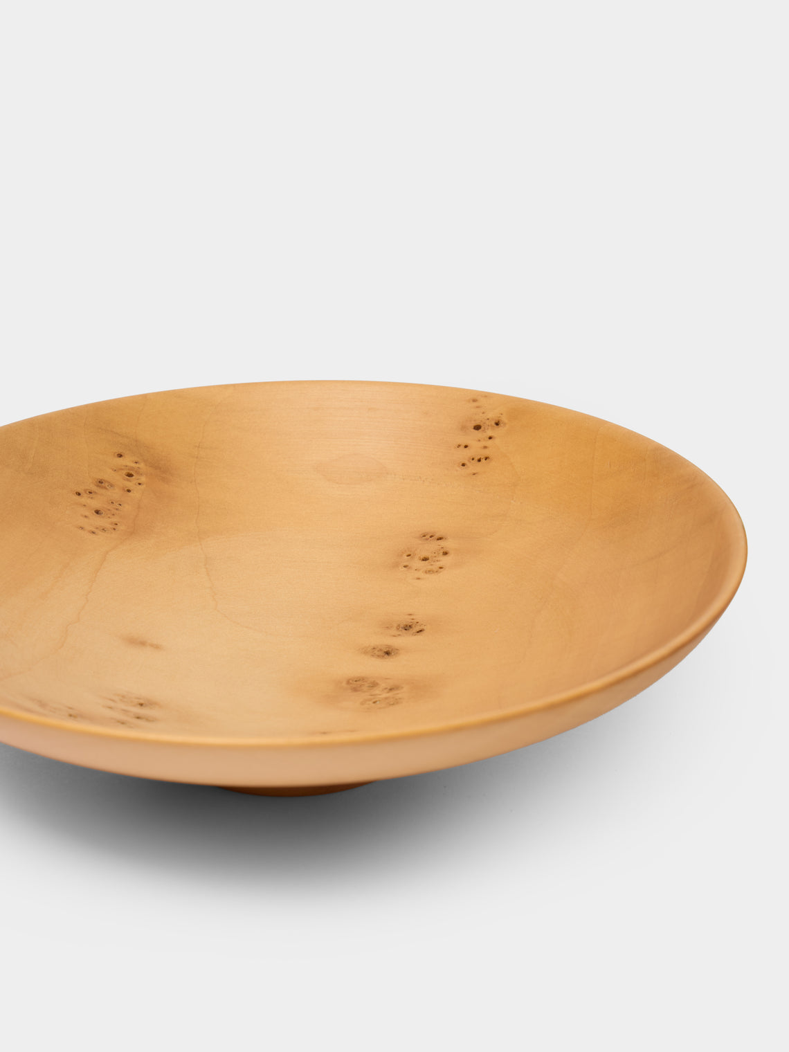 Thursday Furniture - Hand-Turned Ginkgo Footed Bowl - Natural - ABASK