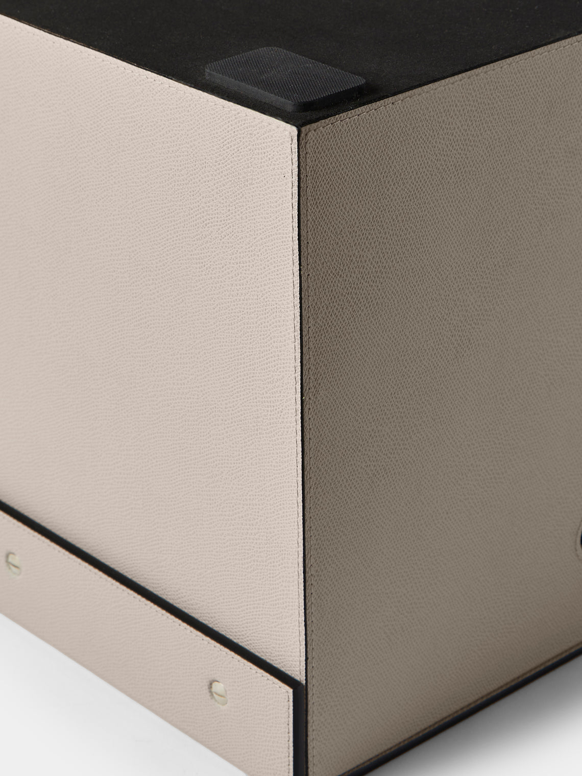 Giobagnara - Parma Leather Large Closet Box - Cream - ABASK