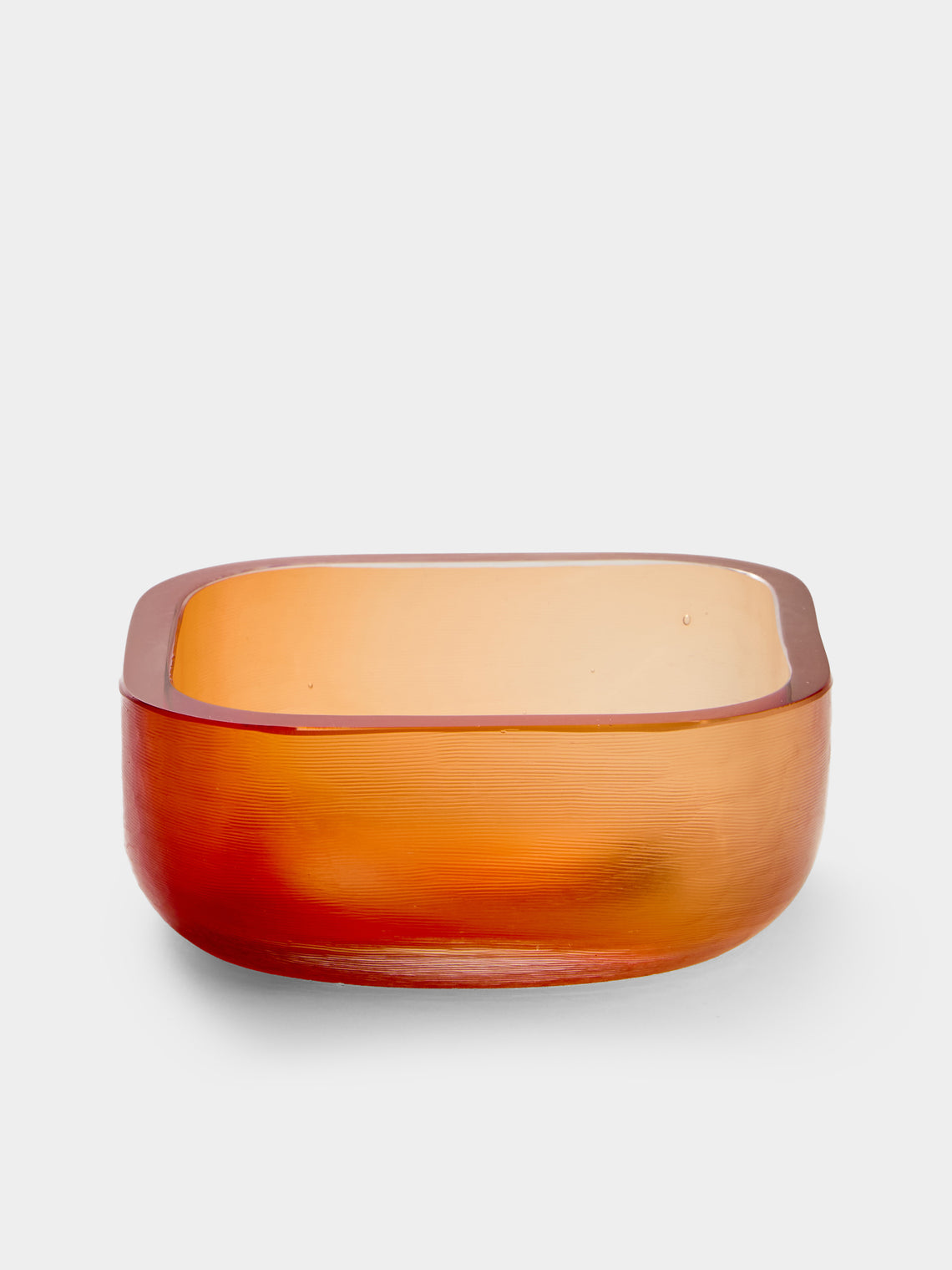 Antique and Vintage - 1950s Paolo Venini Glass Bowl - Orange - ABASK - 