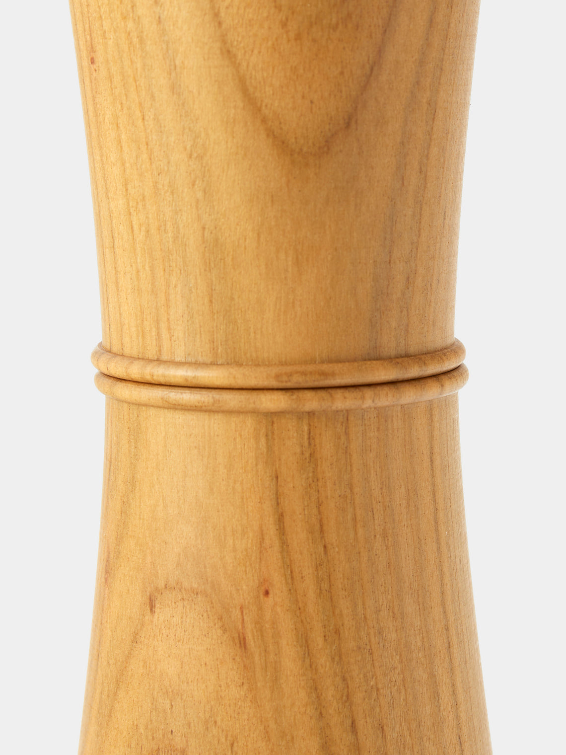 Yamani Woodworks - Hand-Turned Wood Salt Mill (7in/17.5cm) - Brown - ABASK