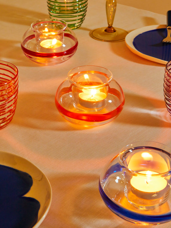 Carlo Moretti - Hand-Blown Murano Glass Tealight Holder -  - ABASK