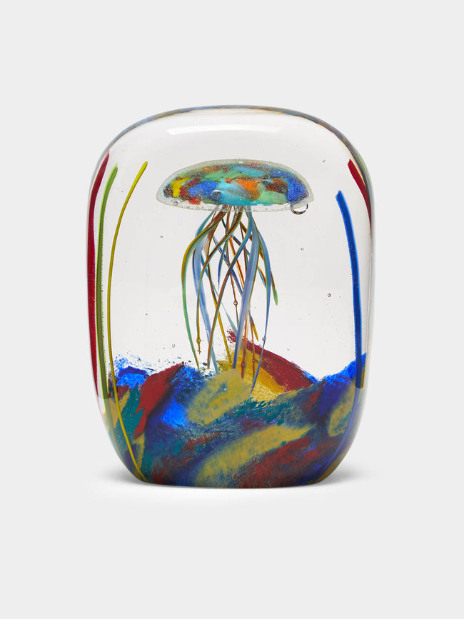 Antique and Vintage - 1980s Jellyfish Murano Glass Paperweight -  - ABASK - 
